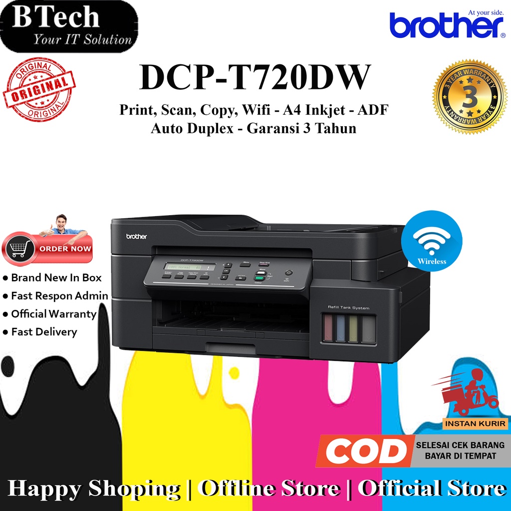 Printer Brother DCP-T720DW Duplex Wireless T720 / 720DW