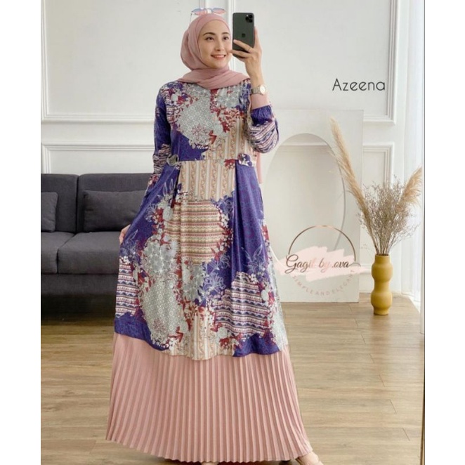 Azeena dress Ori Gagil by Ova / gamis / gagil