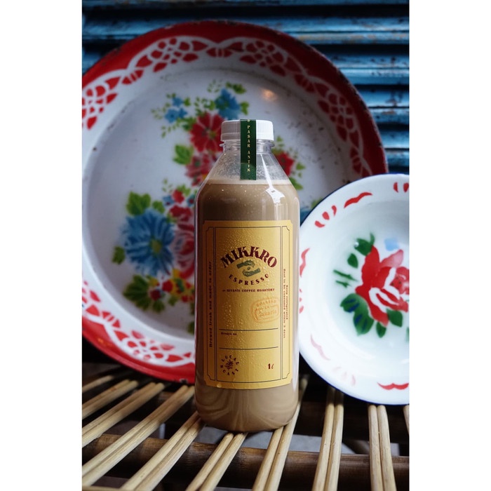 ⭐BISA COD⭐ Es Pasar Antik - Mikkro Espresso's 1 Liter Bottle Series - Normal Sugar