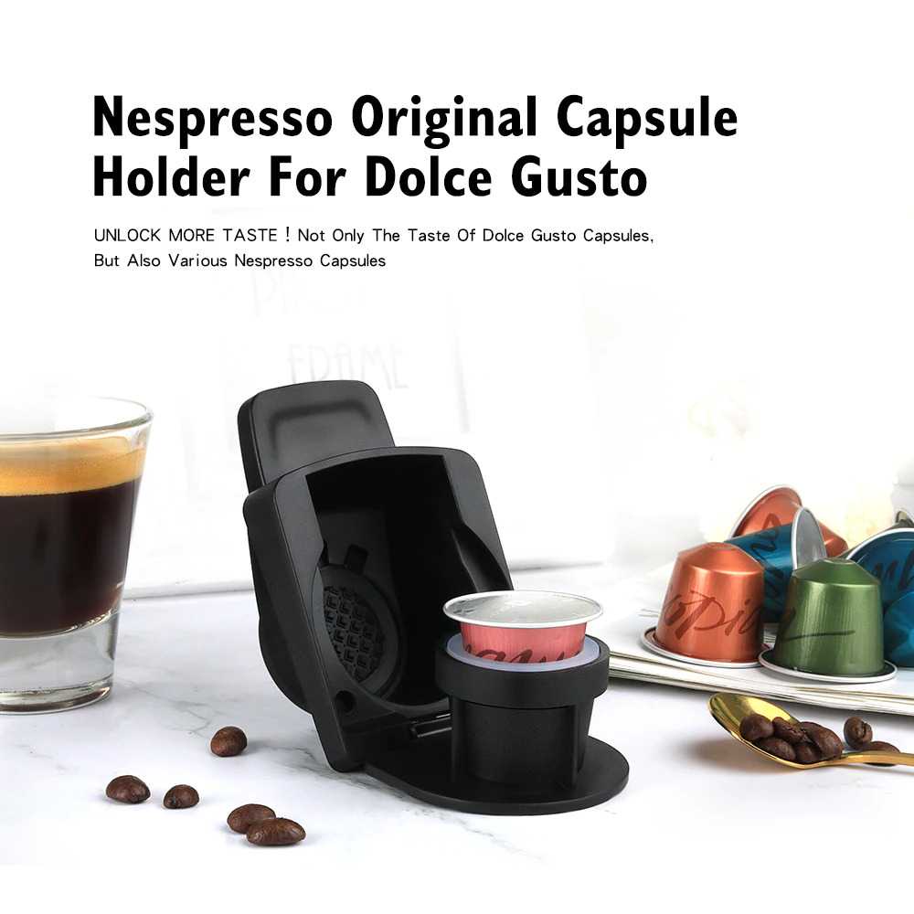 Icafilas Adapter Capsule for Nespresso Dolce Gusto