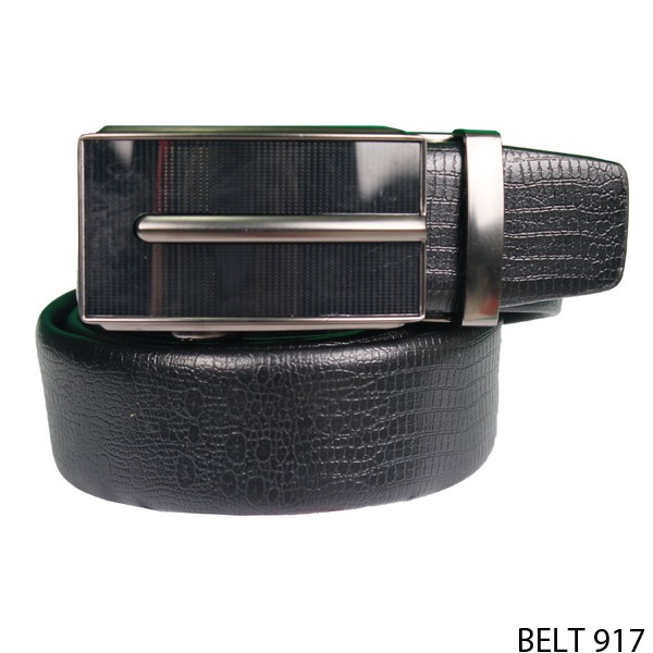 Ikat Pinggang Gesper Pria Semi Kulit Hitam – BELT 917