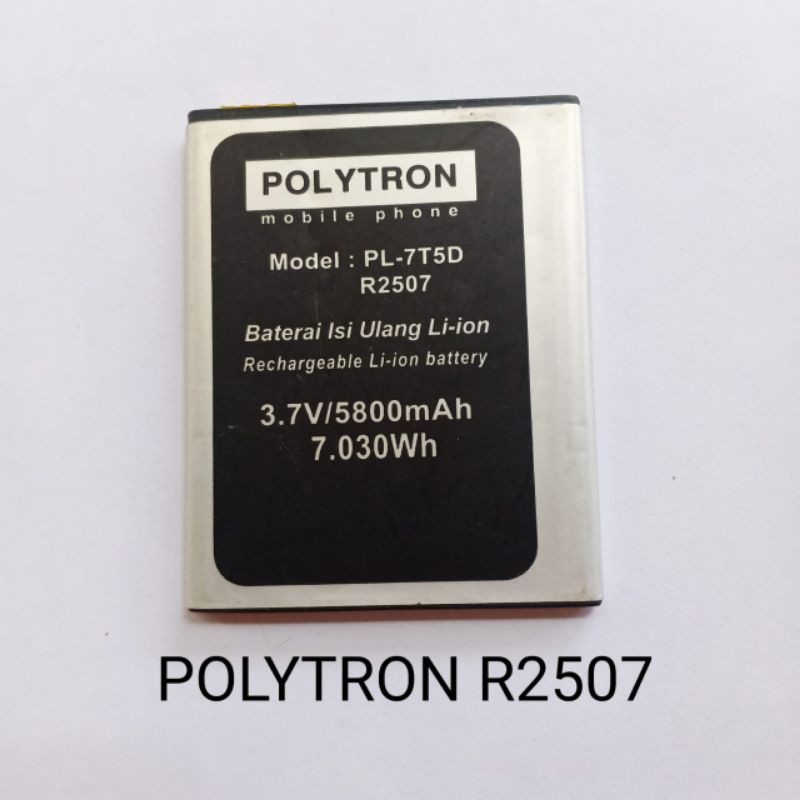 Baterai Polytron R2507 PL 7T5D battery batre baterei batere batrei