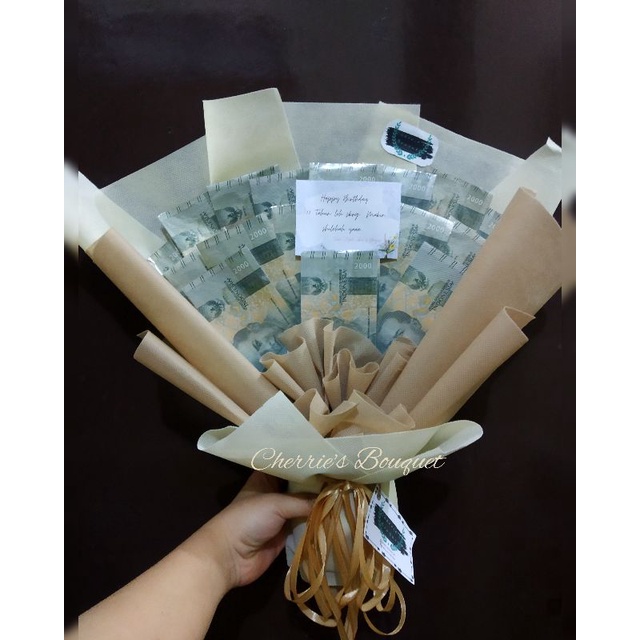 buket/bucket/bouquet uang money asli 2000