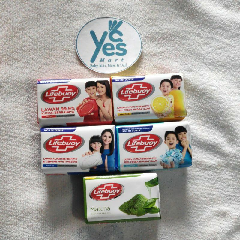 COD Sabun Batangan Lifeboy bar soap 75g antibakteri lifebuoy lifboy lemon Kuning Total Merah mild Biru