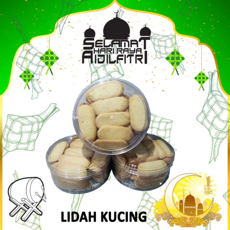 

Lidah Kucing Premium - Kue Kering Homemade