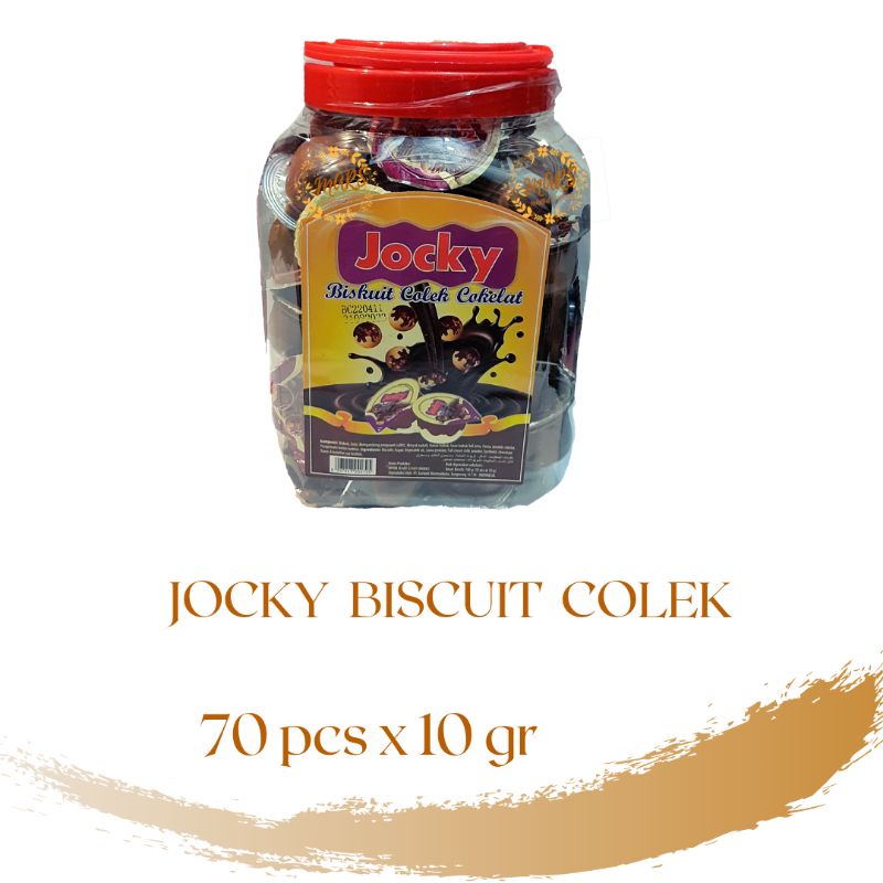 

Jocky Biscuit Cocolate toples isi 70 pcs