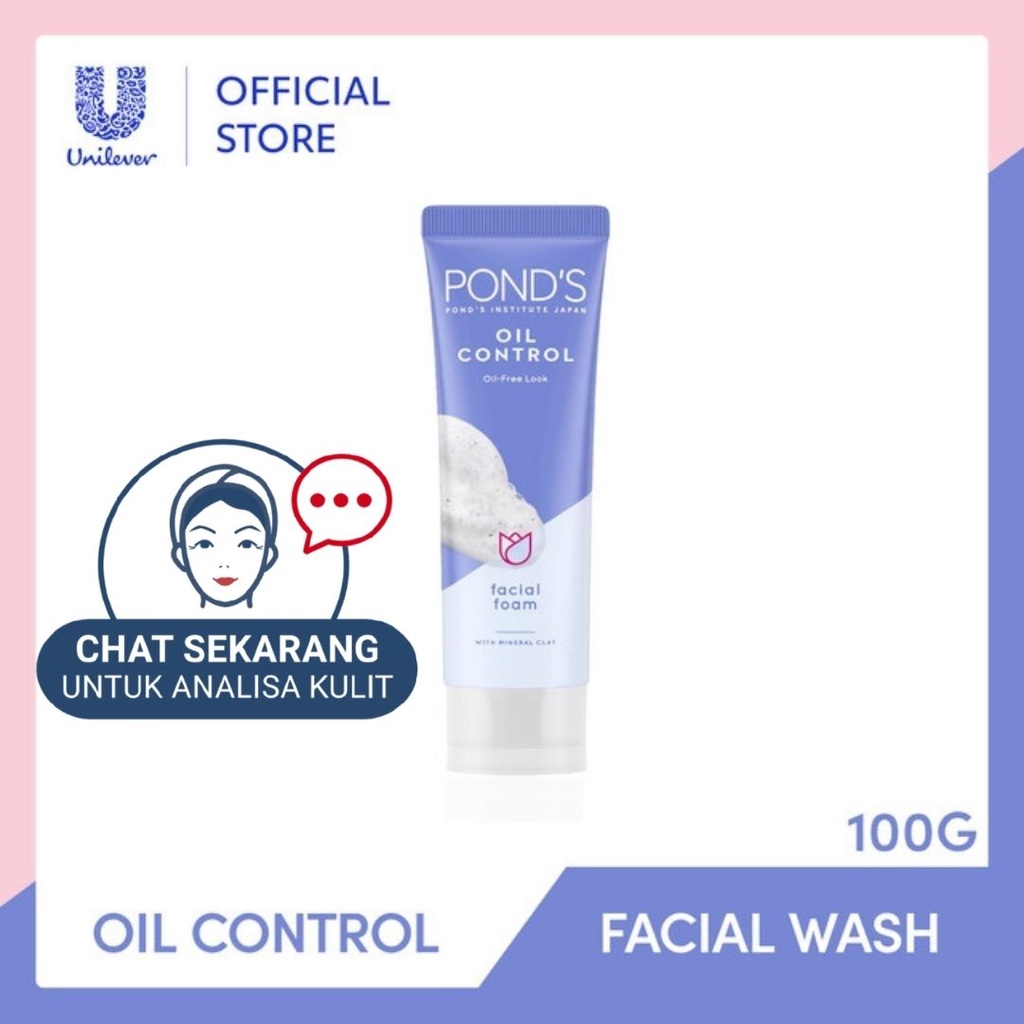 Pond'S Oil Control Facial Foam 100G