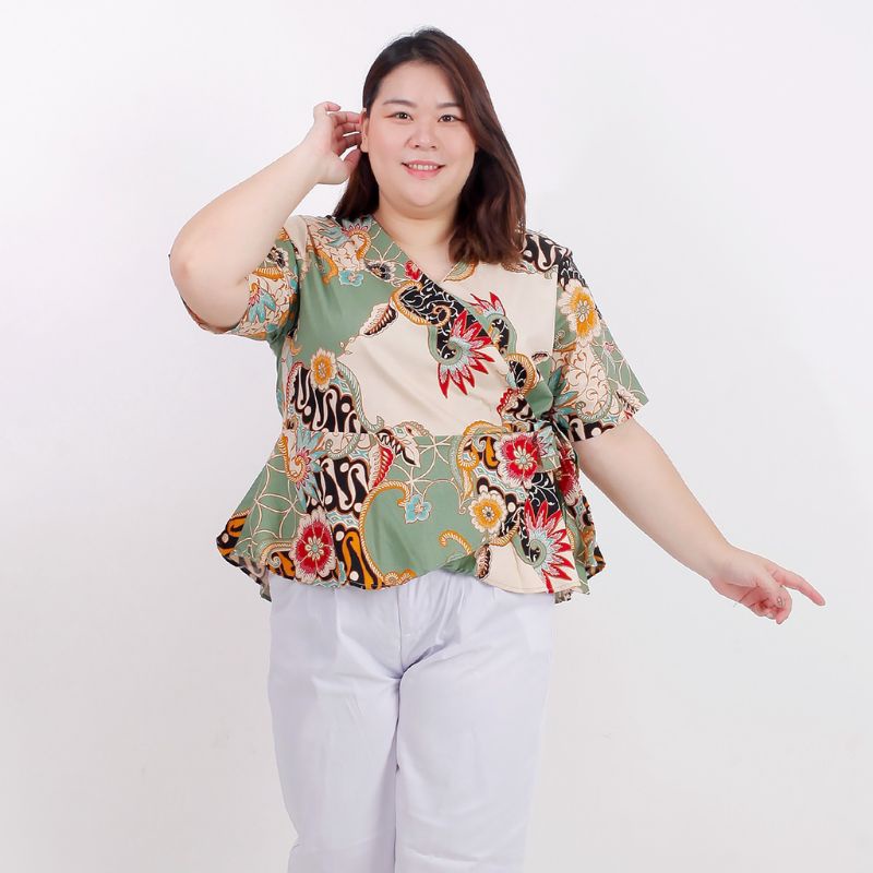BLOUSE BATIK JUMBO MODERN