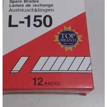 

☝ ISI CUTTER BESAR KENKO L-150 / REFILL CUTTER KENKO [ 12 PACK] ♕
