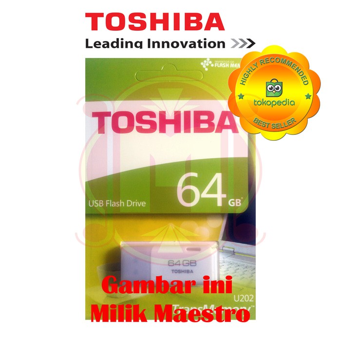 ORIGINAL  Flashdisk Toshiba 64GB Bergaransi|Flash disk|Flash Drive Toshiba 64GB TERLARIS