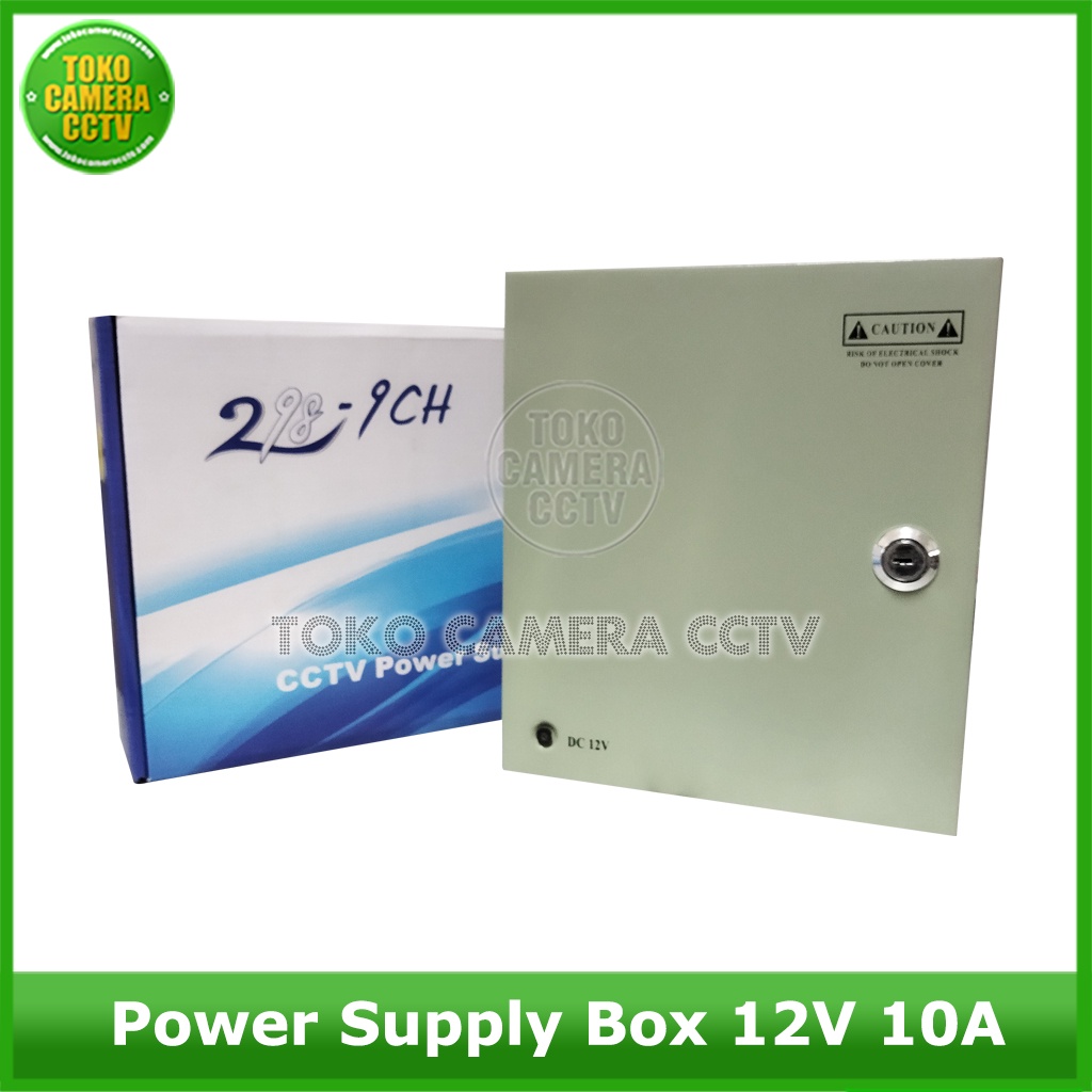 Power Supply CCTV BOX 12V 10A