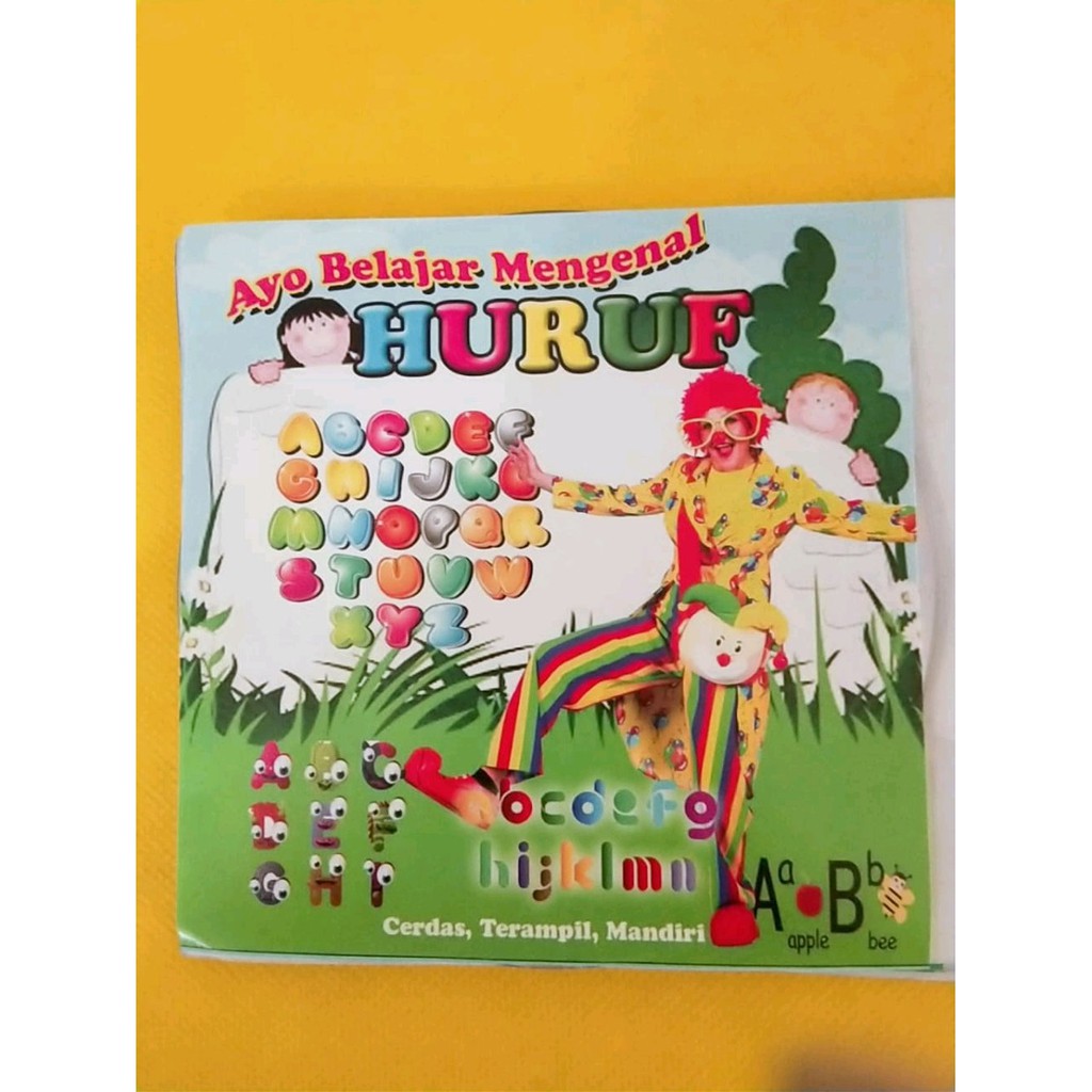 kaset video VCD pendidikan Anak Ayo Belajar Mengenal Huruf