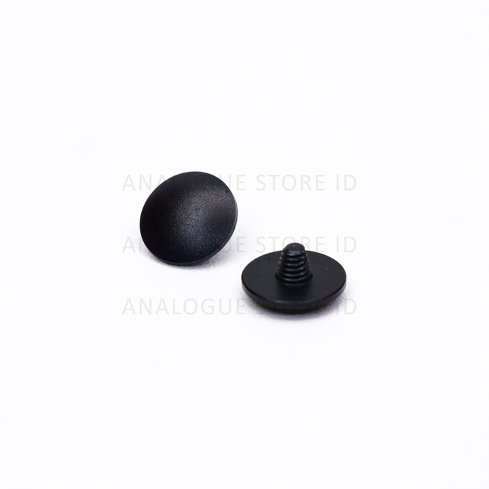 Kamera-Aksesoris- Soft Shutter Release Black Flex (Flat Convex) (Datar Cembung) New -Aksesoris-