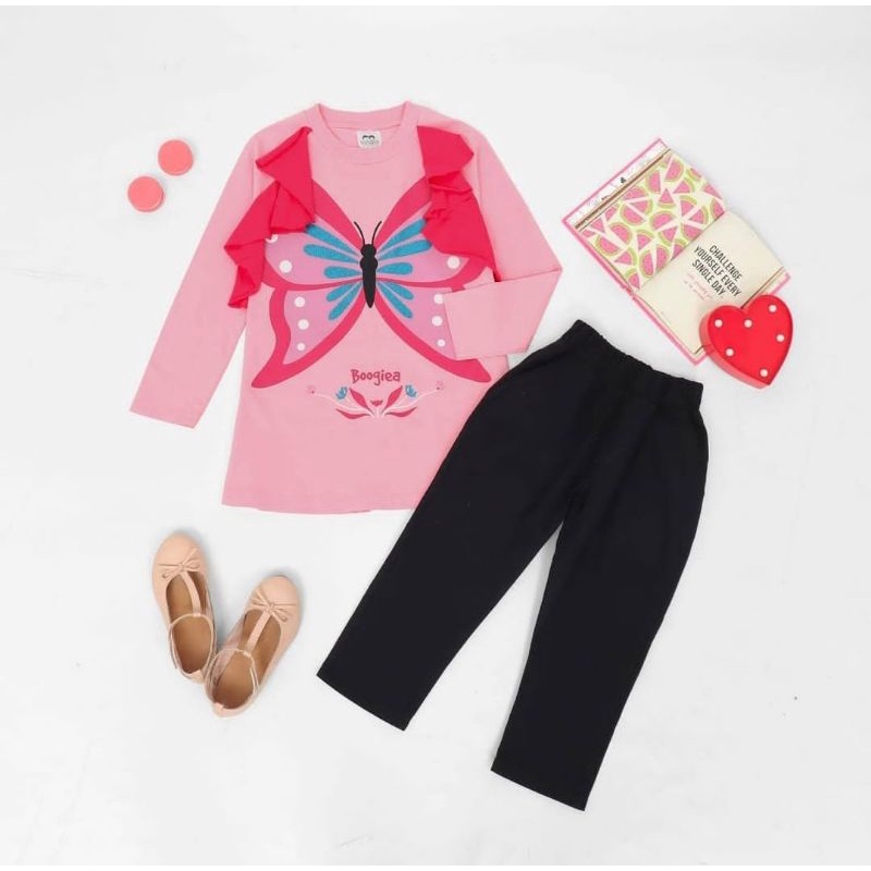 SETELAN ANAK DAILY / SETELAN 3D DAILY / SET DAILY 3D COWO CEWE 4-12T