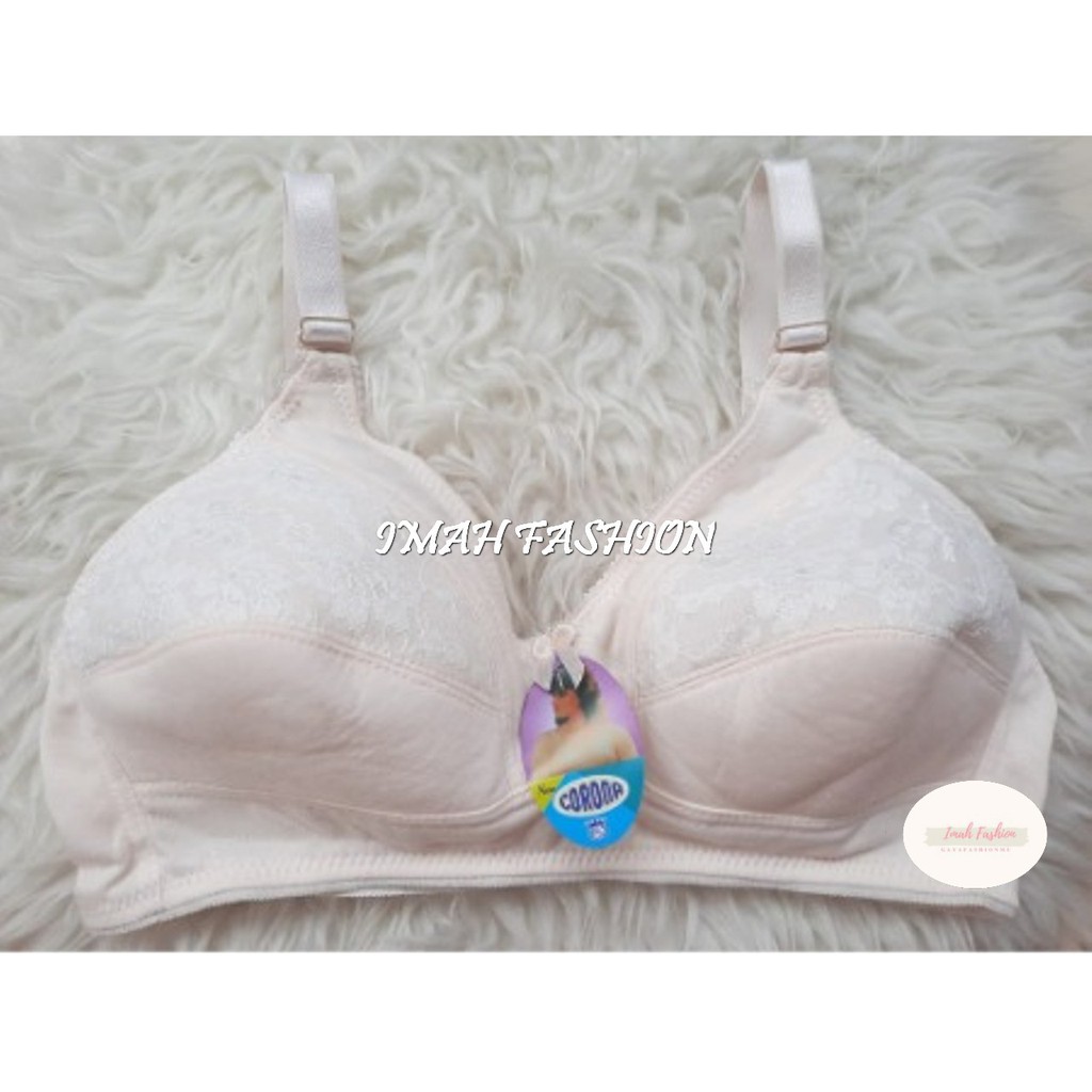 BRA MODEL RENDA BRUKAT TANPA KAWAT DAN BUSA TIPIS SIZE 34 36 38 40 42 DALAMAN WANITA BISA COD