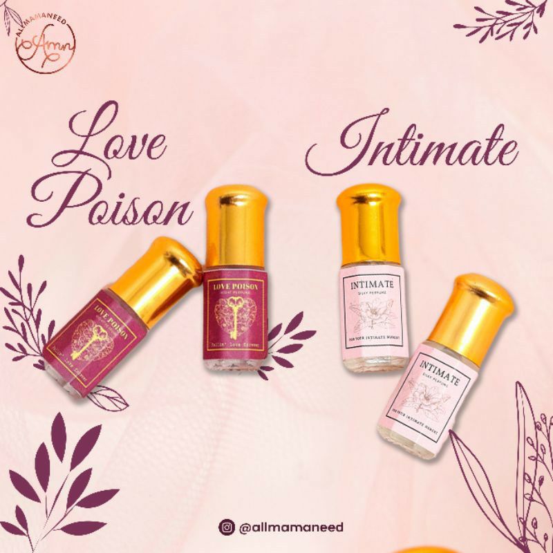 ( Paket Bundle) Intimate Silky Perfume &amp; Love Poison Night perfume