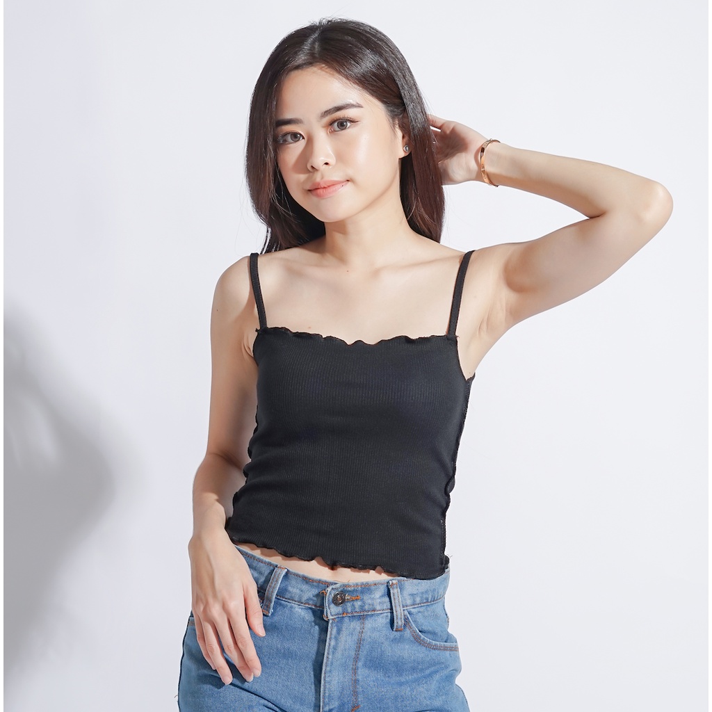 MODAVIE - CHELSEA Tanktop Korean Knit Tank Top Wanita Rajut Polos