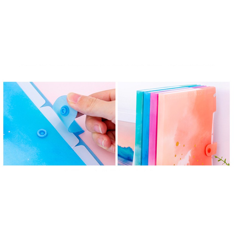 Map Folder Organizer Gambar GALAXY UNICORN 5 Sekat / Map Folder A4 Motif Simple Lucu Unicorn GALAXY