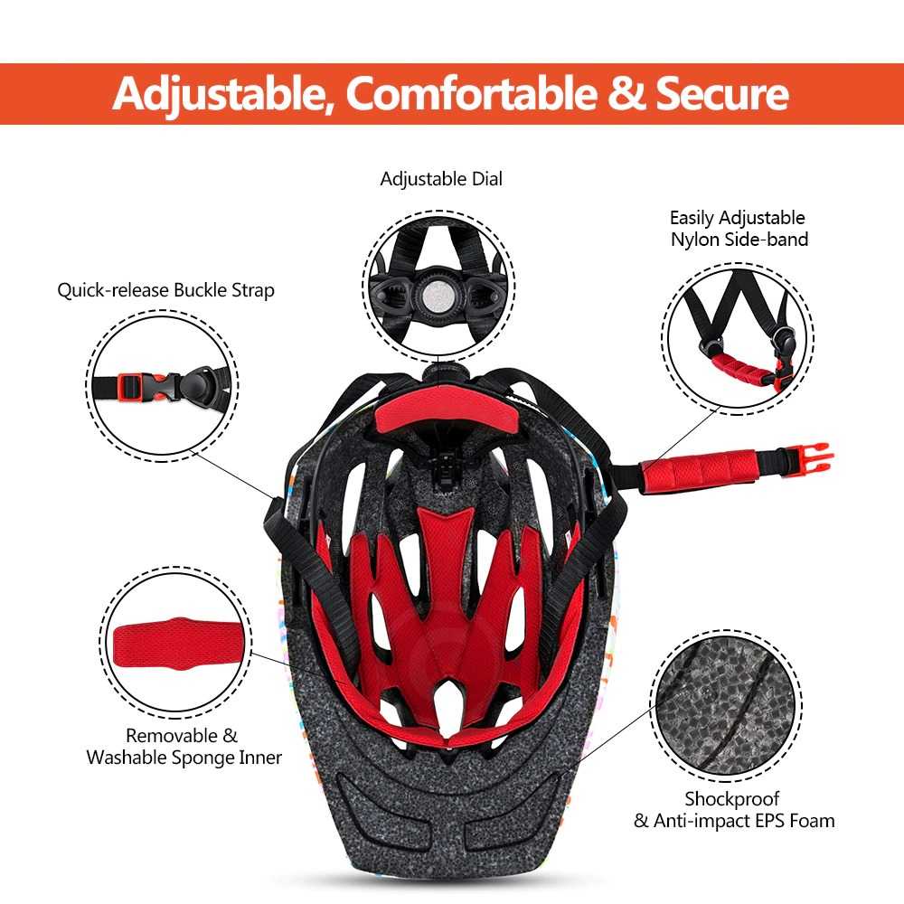 Helm Sepeda Anak Fullface Modular Untk Roadbike MTB Seepda Lipat - CHF78