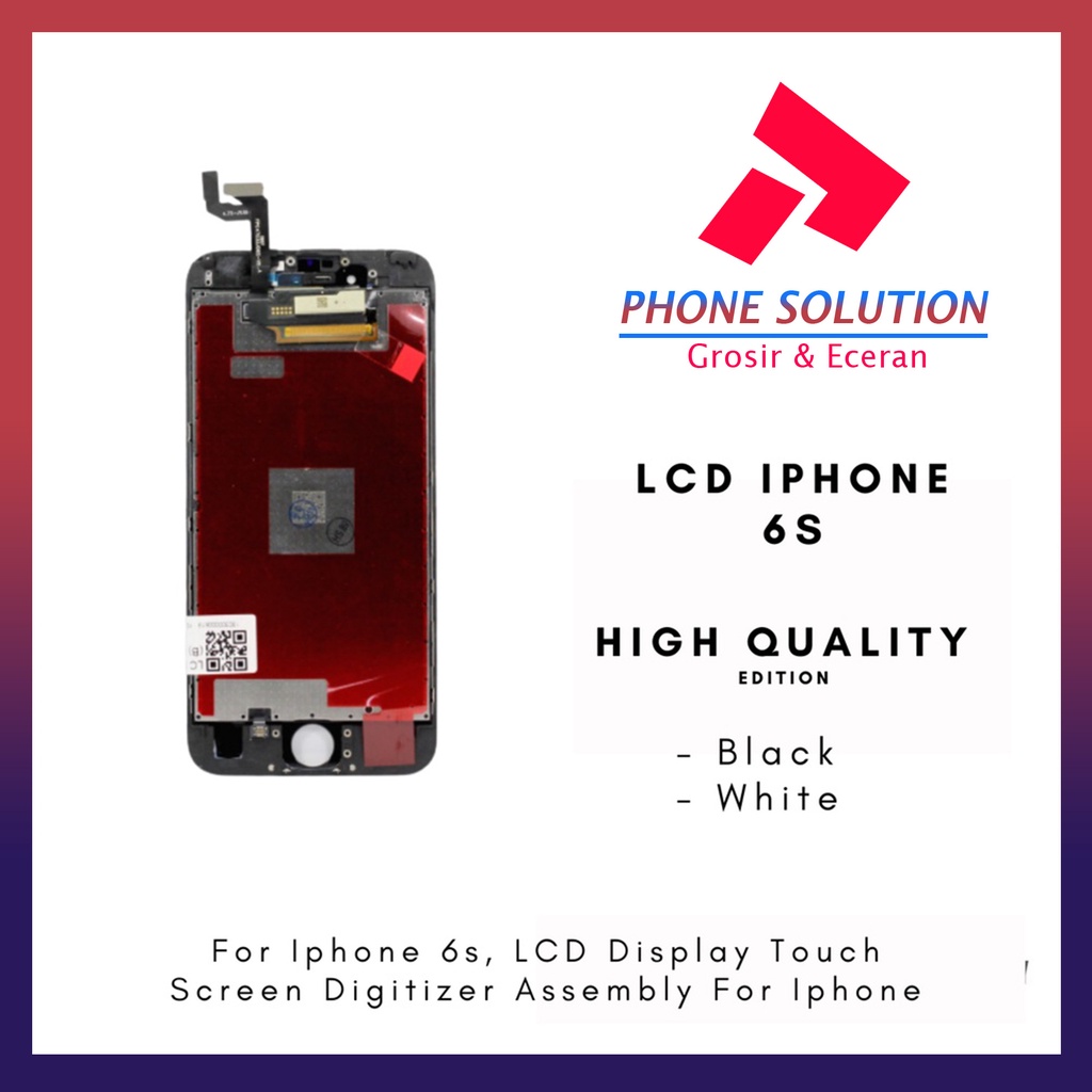 LCD IP 6s Fullset Touchscreen // Supplier LCD IP - Garansi 1 Bulan