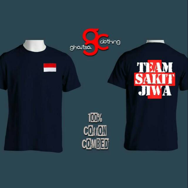 Baju kaos Team sakit jiwa