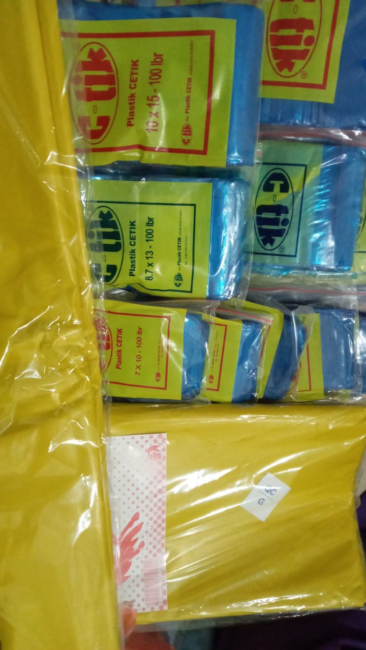 Kantong Plastik Sampah Kuning Besar Trashbag Tebal - 60 X 100