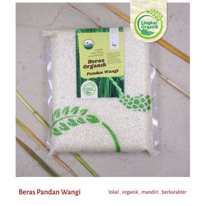 

Beras Pandan Wangi Lingkar Organik 1 kg Vakum