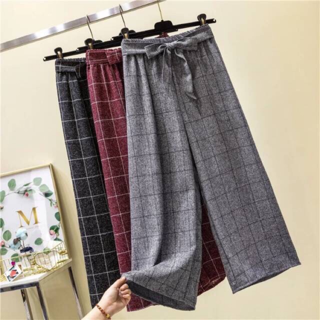  Celana  Wanita Kulot Kotak  Lebar Shopee Indonesia
