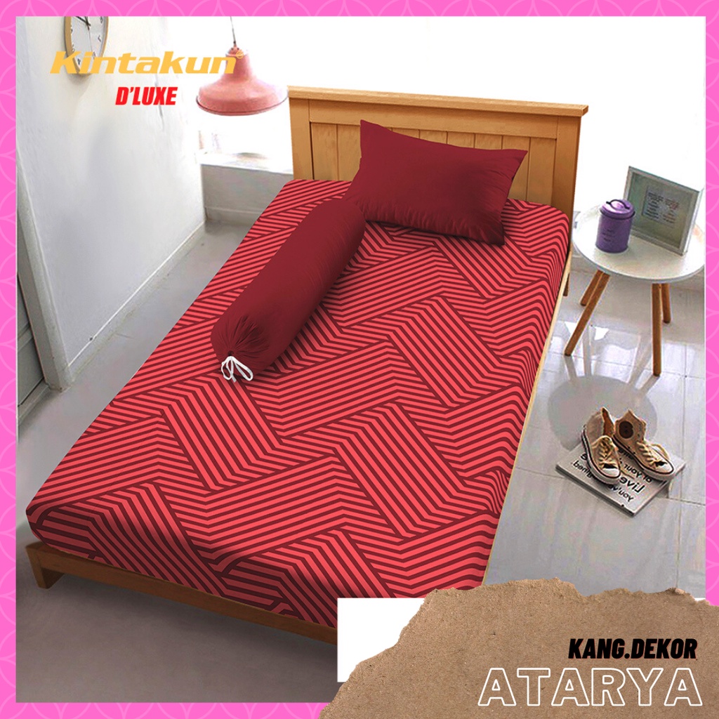 SPREI KINTAKUN D'LUXE MOTIF ATARYA 120x200 NO 3 SINGLE SEPREI CANTIK MURAH MOTIF TERBARU SEPRAI KAMAR TIDUR D’LUXE SEPREI AESTHETIC D LUXE KINTAKUN SEPRAI CANTIK SEPRE DLUXE PROMO ANTI LUNTUR MOTIF PLUS SARUNG BANTAL SPREI DEWASA ALAS KASUR SPREI ADEM