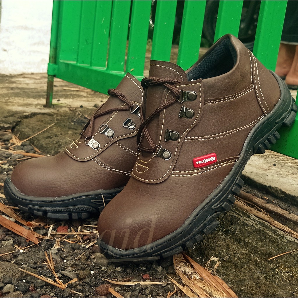 Sepatu Safety King Kickers Terbaru Kulit Omega Impor Kerja Kitchen Proyek Pabrik Tourig Termurah