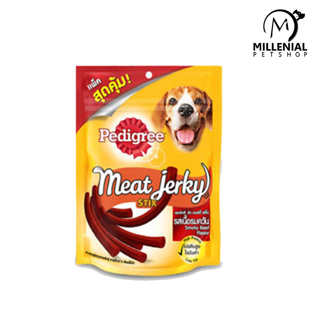 Cemilan anjing dewasa Pedigree Meat Jerky stix 60gr/Meat Jerky stix 60gr