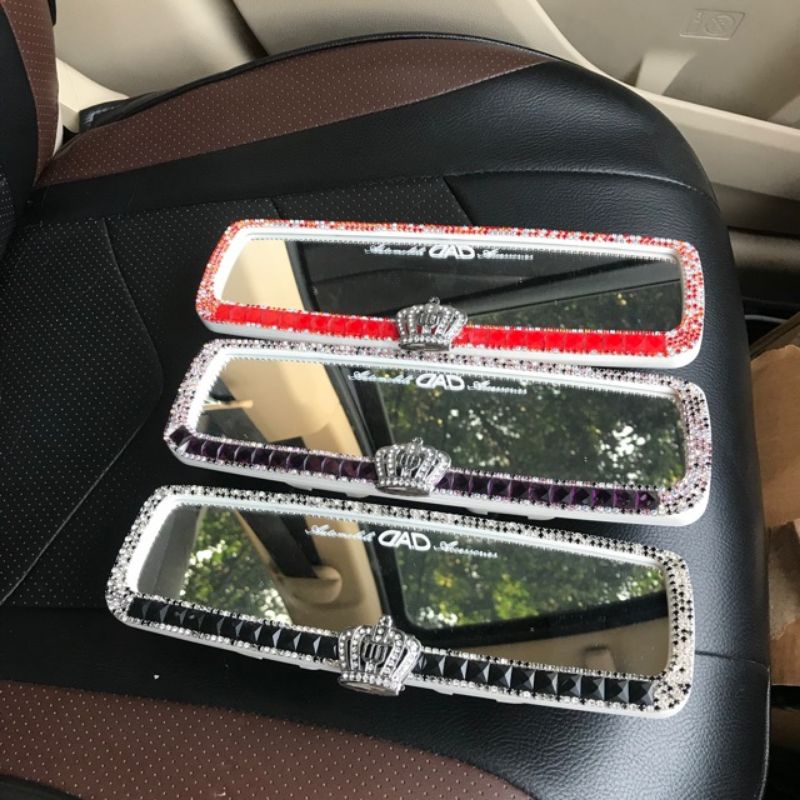 Kaca spion mahkota DAD mahkota blink diy kaca spion Cover Kaca Spion Mobil DAD