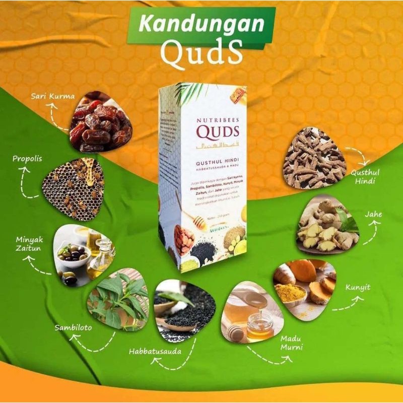 

Madu Qusthul Hindi Nutribees Plus 9 Ramuan Untuk Anak dan dewasa