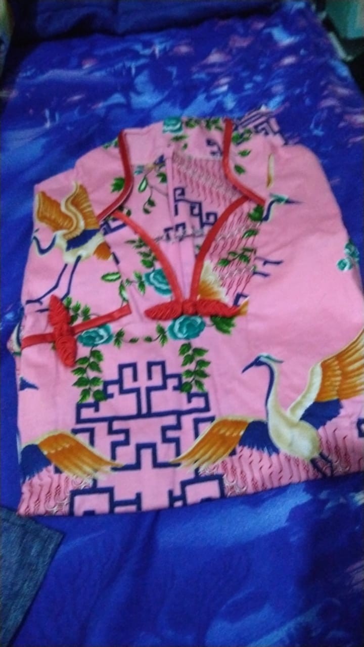 Batik Wanita - Atasan Batik 331 Black Ring