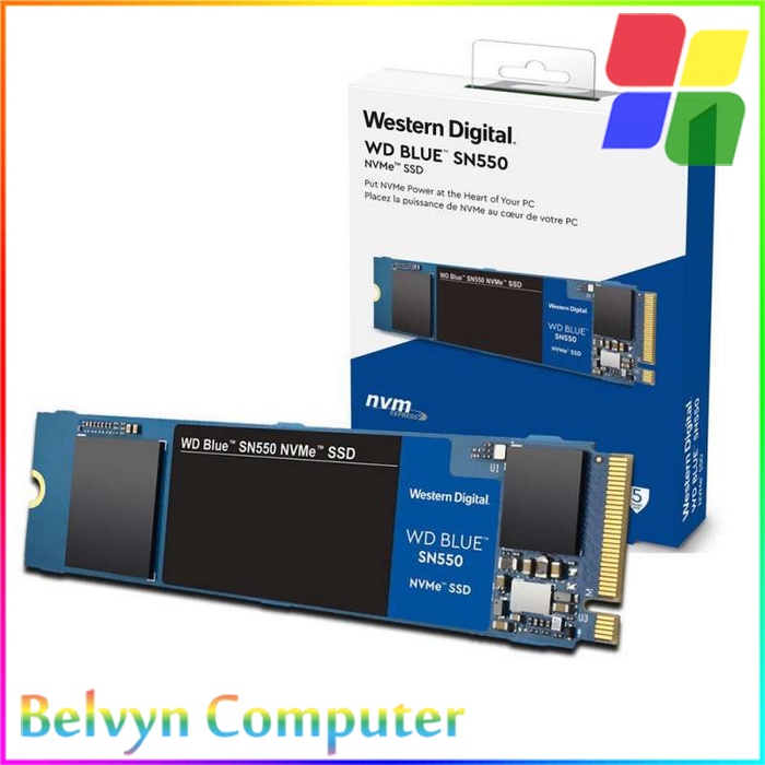WD Blue SN550 2TB 1TB 500GB SSD M.2 PCIE Gen3 NVMe 2280 M2 Internal PC Laptop