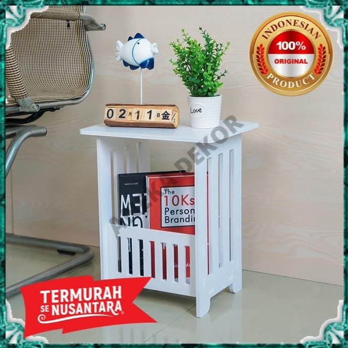 &<&<&<&] Meja Sudut Minimalis Kamar Tidur Ruang Tamu Kecil Aesthetic Kayu Unik