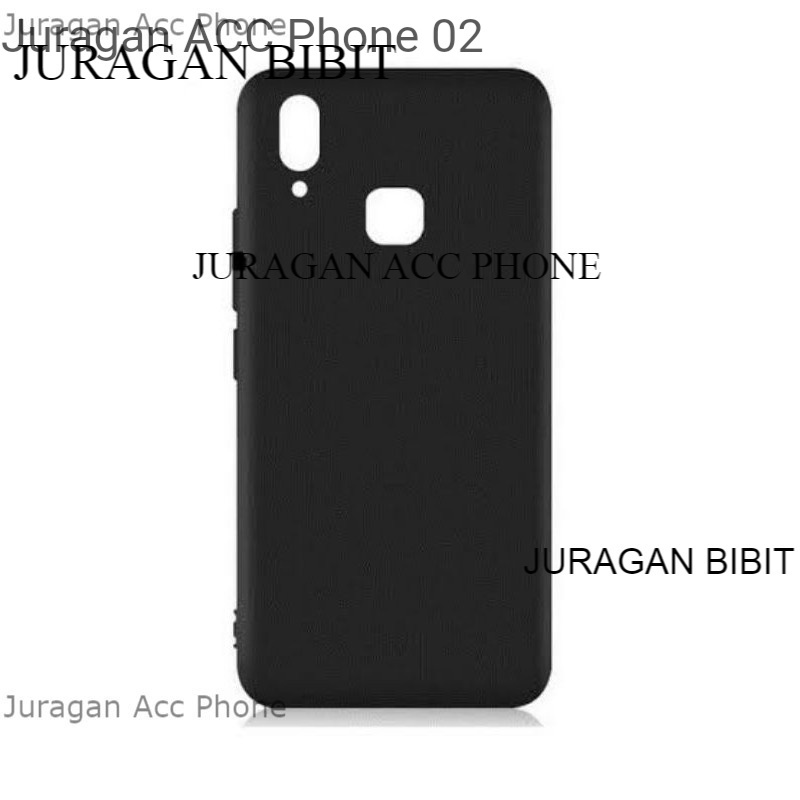 Soft Case Blackmatte Vivo V9 Casing Silikon  Black Matte Hitam Polos Vivo V9 Termurah Terbaik