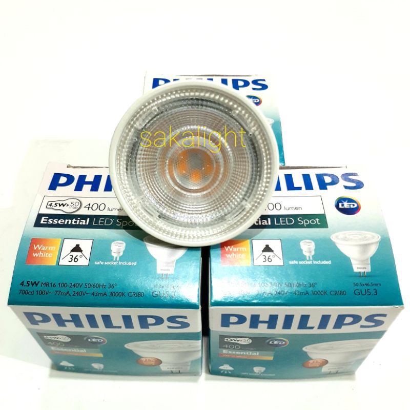 Jual Lampu Halogen Led Philips Mr V Mr W W Cob Shopee Indonesia