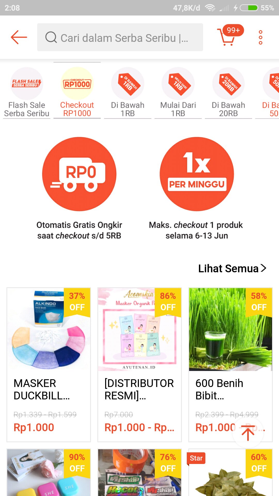 Grosir Seprei Homemade Motif Tralis Murah Berkualitas