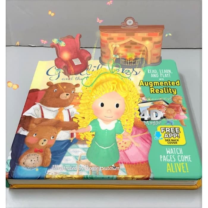 Hippo Magic Books Buku AR Augmented Reality - Goldilocks