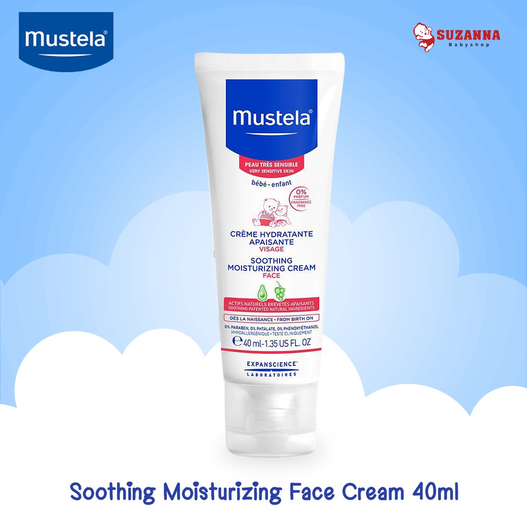 Mustela Soothing Moisturizing Face Cream 40ml Face Cream Bayi