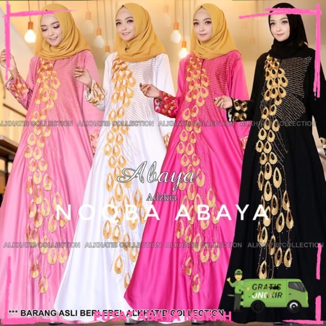 Abaya Pesta Adzkiah Gamis Syari Mewah