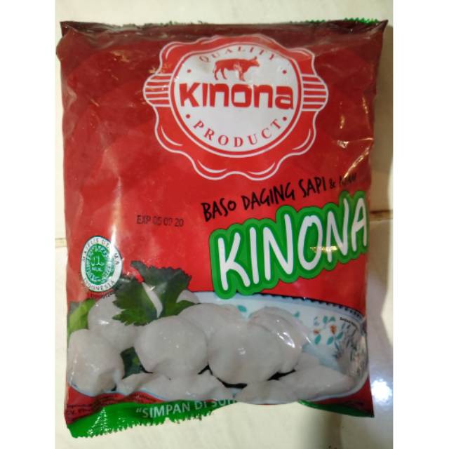 Bakso Sapi Halus KINONA Isi 50 Pcs / Pack