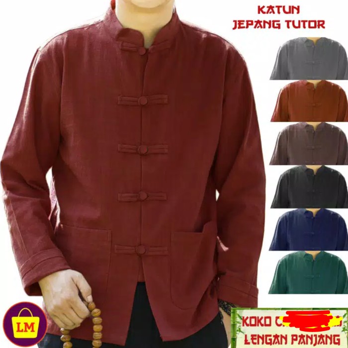 Koko Koko Dewasa Baju Koko Lengan Panjang Baju Koko Baju Koko Pria Lengan Panjang Koko Pria Baju Kok