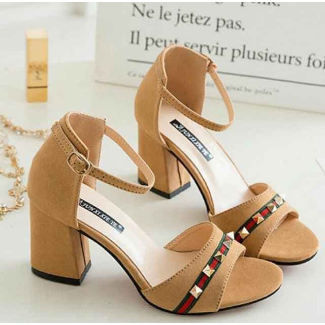 BIG SALE High Heel Heels YSL Yves Saint Laurent W3235 3235 Aprikot Apricot Branded Import SemPrem