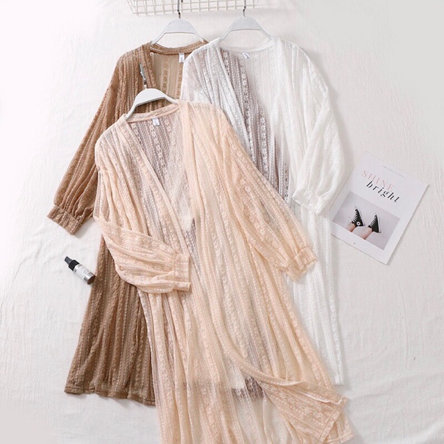 Classy Outer / Cardigan Wanita Bahan Lace