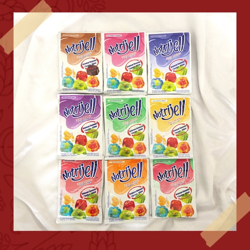 

NUTRIJELL JELLY POWDER ALL VARIAN KEMASAN EKONOMIS 10 GRAM