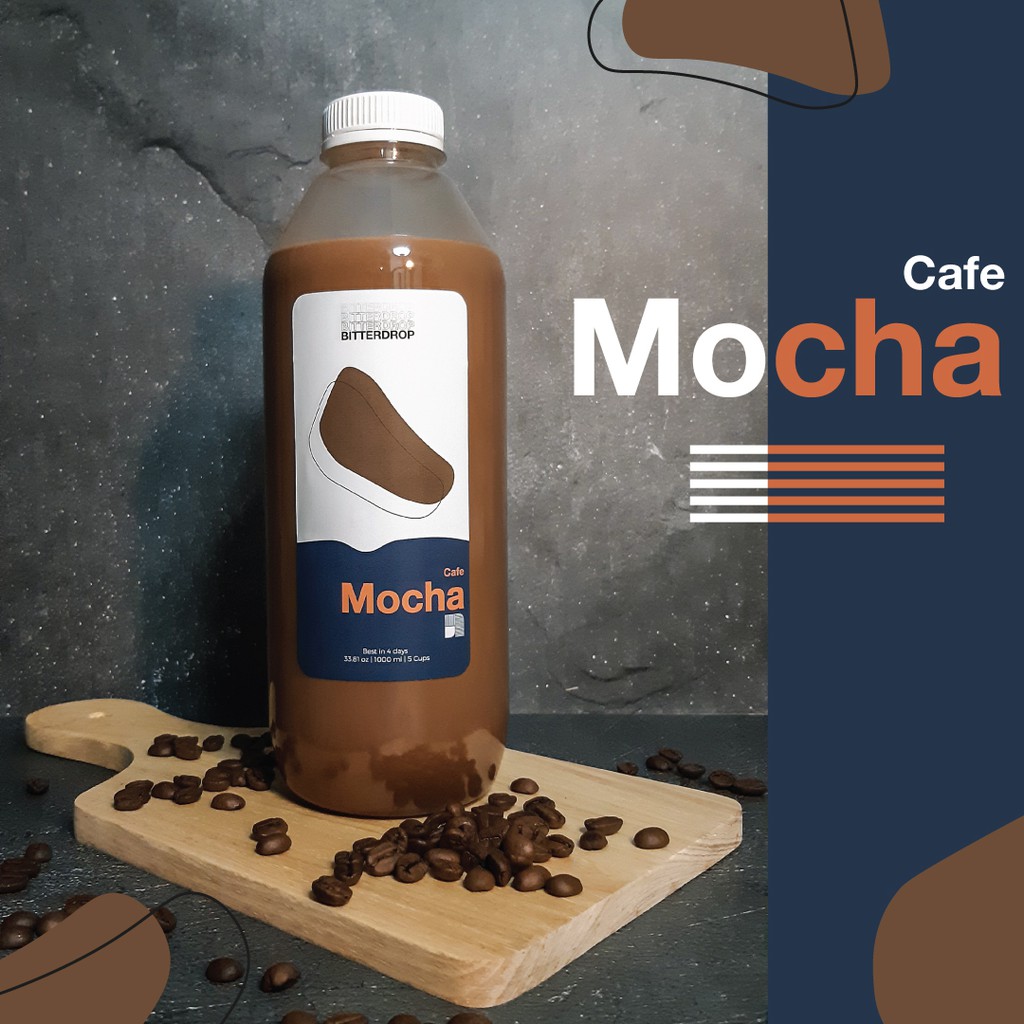 

Kopi Susu Mocha 1 LITER | BITTERDROP CAFE MOCHA