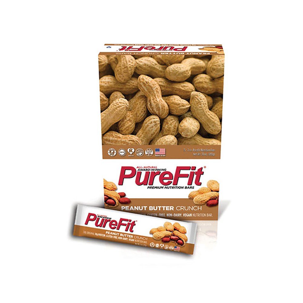 

PureFit Peanut Butter Crunch Nutrition Bar (15 bars of 57g)