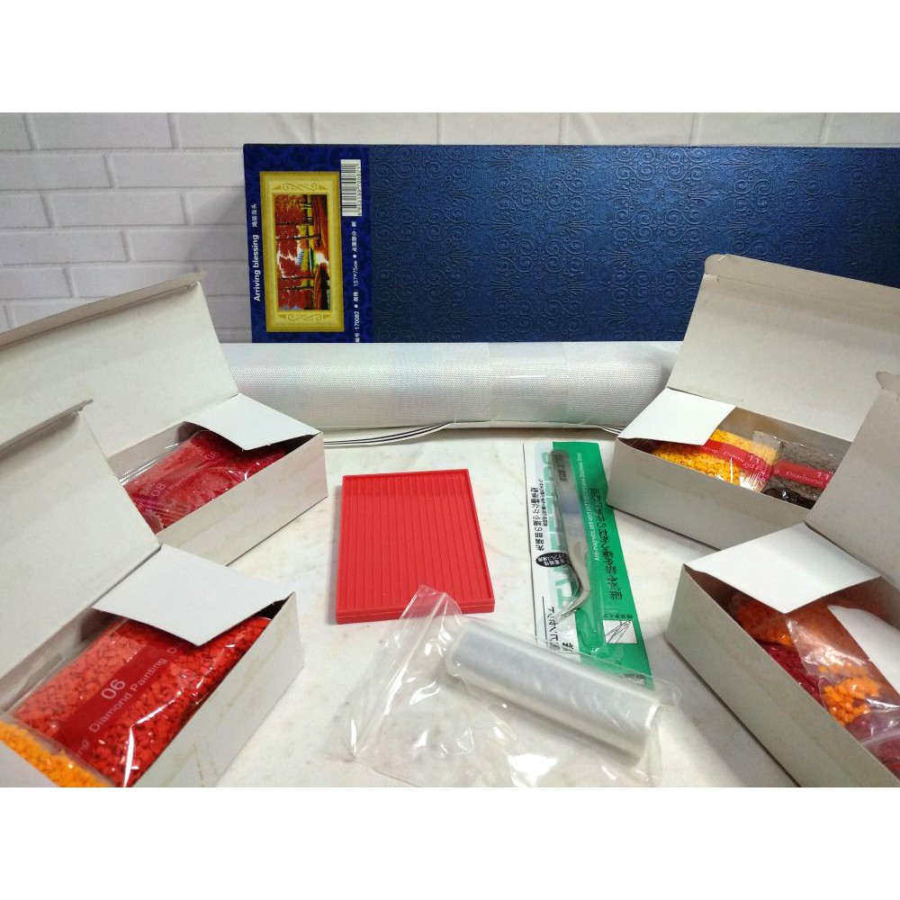 Paket Diamond Painting DOME 170082 Pemandangan Autumn Musim Gugur